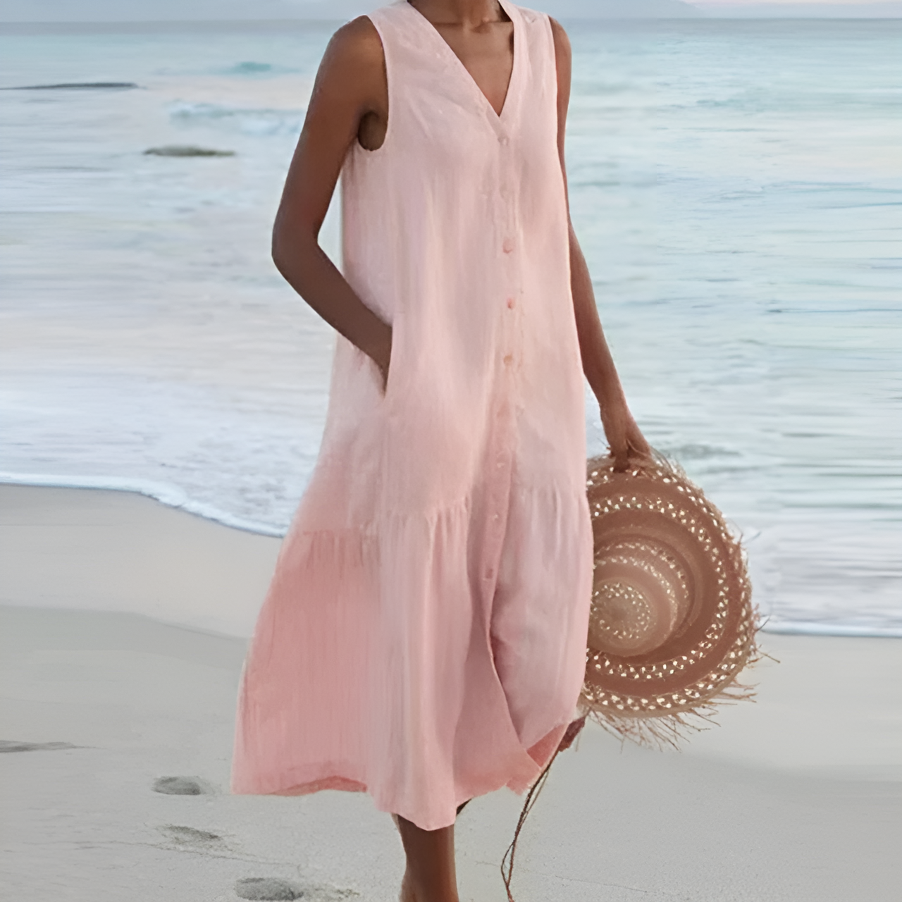 Amira - Summer V-Neck Dress