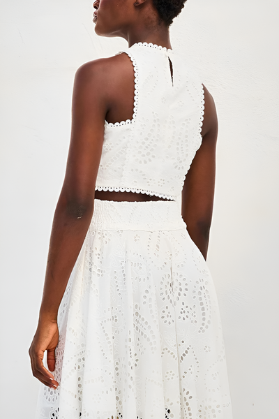 Camilla – Sleeveless Two-Piece Lace Set