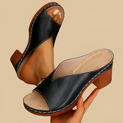 Miranda -  Orthopedic Sandals with Thick Heels