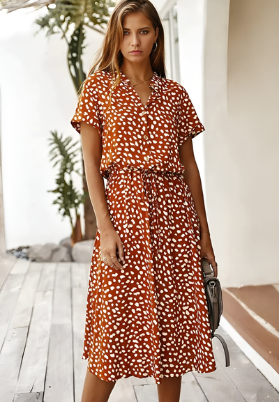 Savannah - Spotted Comfort Dress