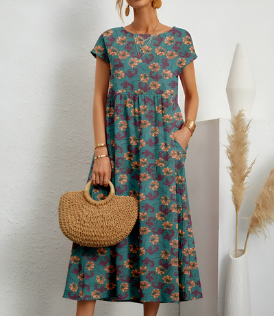 Lila - Chic Floral Dress