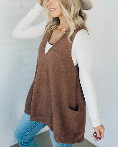 Lora - Cozy Knit Vest