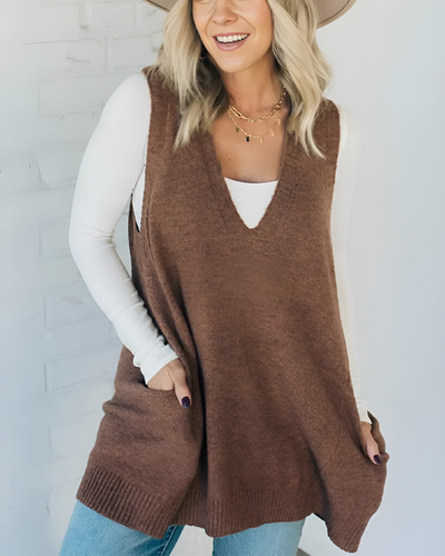 Lora - Cozy Knit Vest