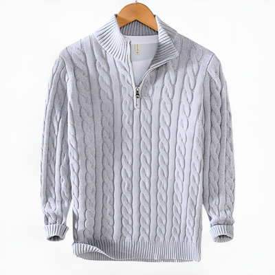 Owen - Premium Knit Sweater with Zipper