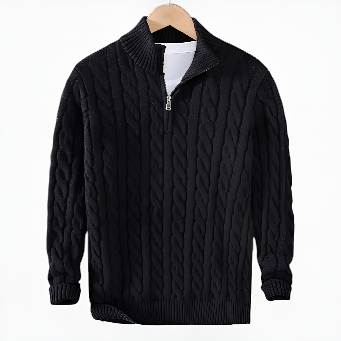 Owen - Premium Knit Sweater with Zipper