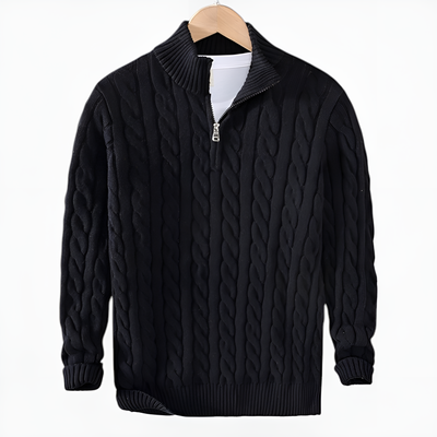 Owen - Premium Knit Sweater with Zipper