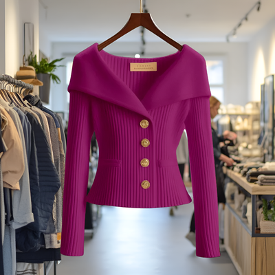 Jemma - Chic Ribbed Cardigan