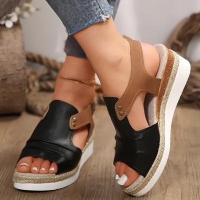 Prisha - Stylish Retro Orthopedic Wedges