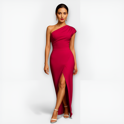 Sophia - Elegant One-Shoulder Evening Dress