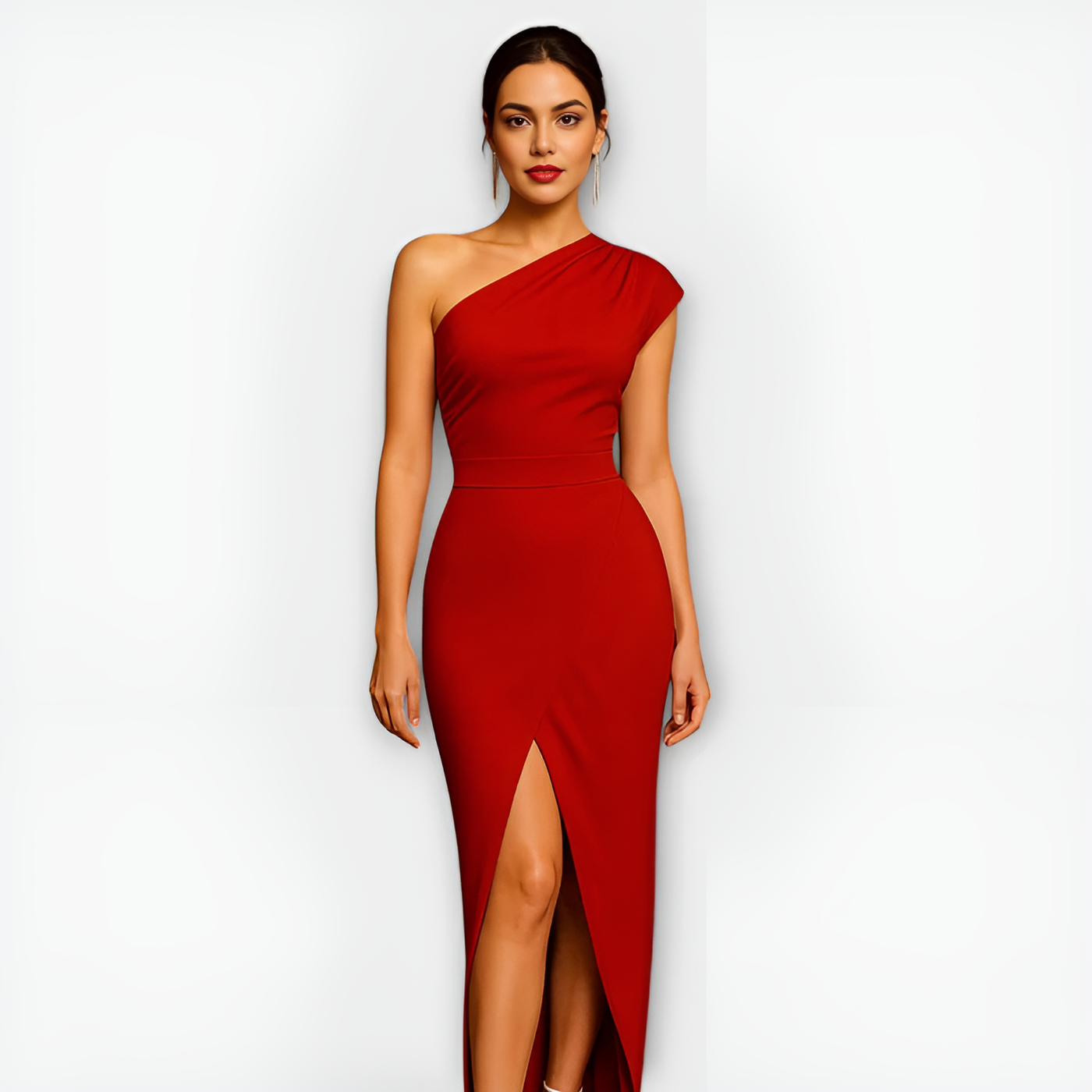 Sophia - Elegant One-Shoulder Evening Dress
