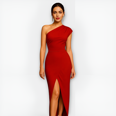 Sophia - Elegant One-Shoulder Evening Dress