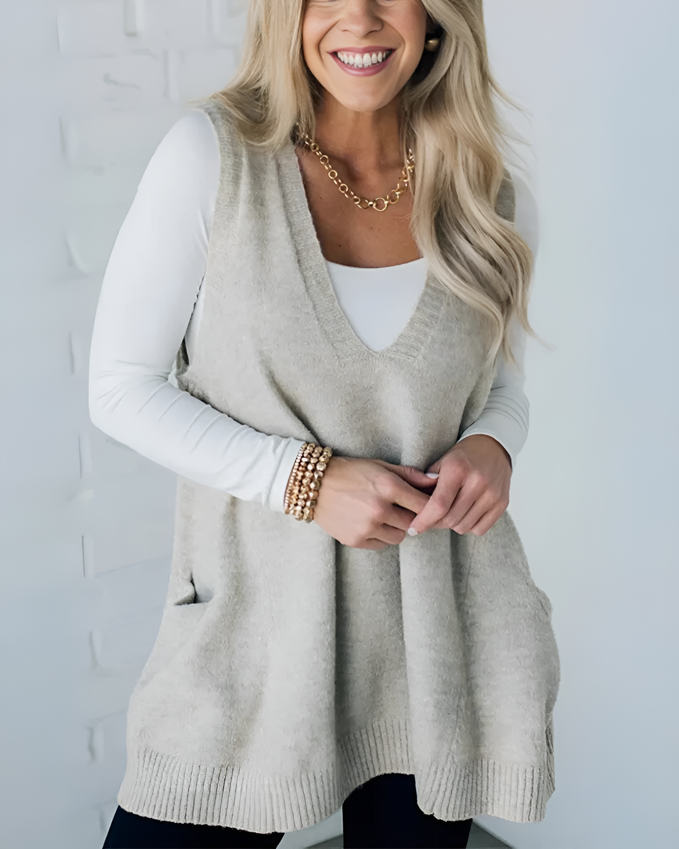 Lora - Cozy Knit Vest