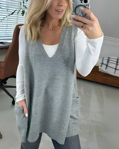 Lora - Cozy Knit Vest