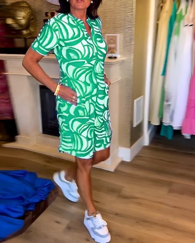 Scarlett - V-Neck Dress with Pockets