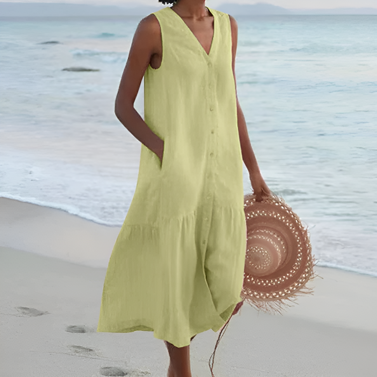 Amira - Summer V-Neck Dress