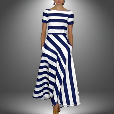 Vivienne - Striped Maxi Dress