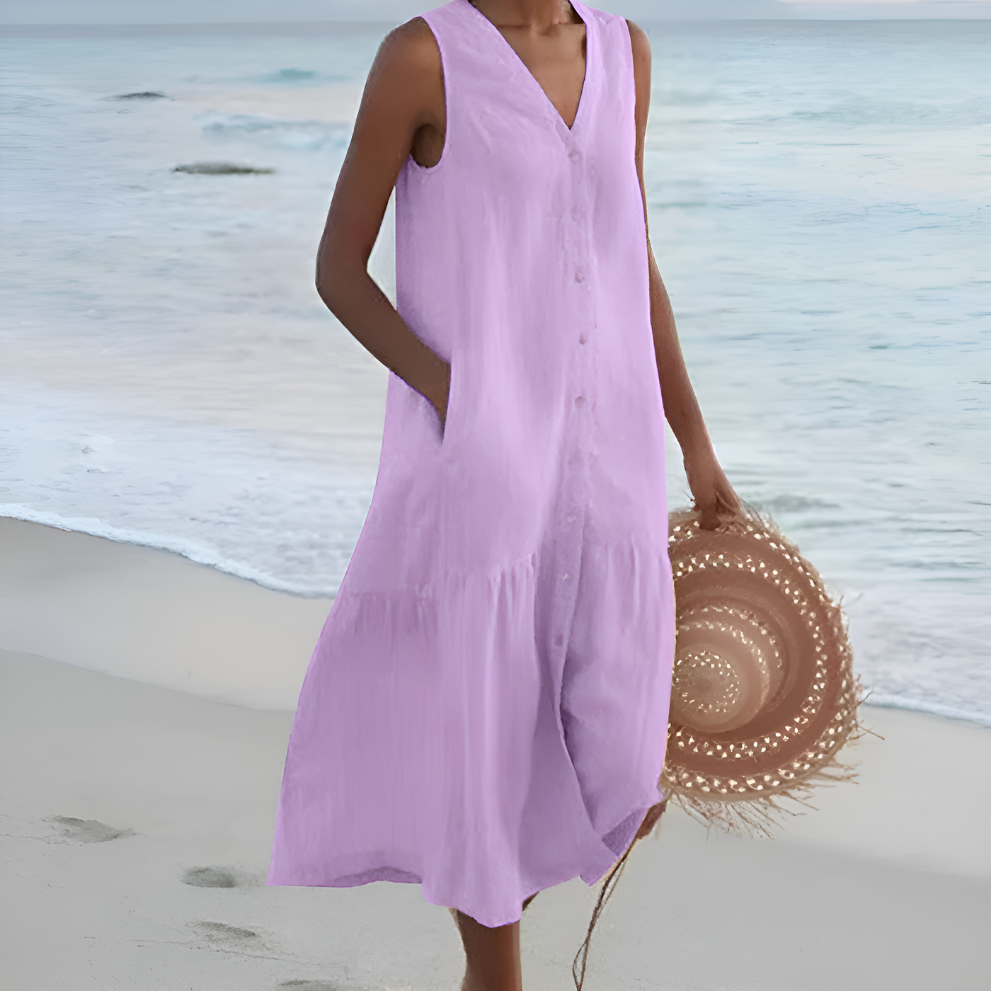 Amira - Summer V-Neck Dress
