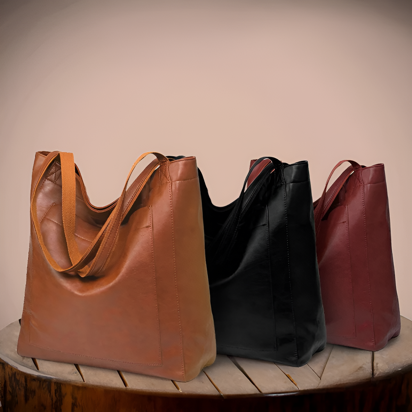 Morena - Leather Tote Bag