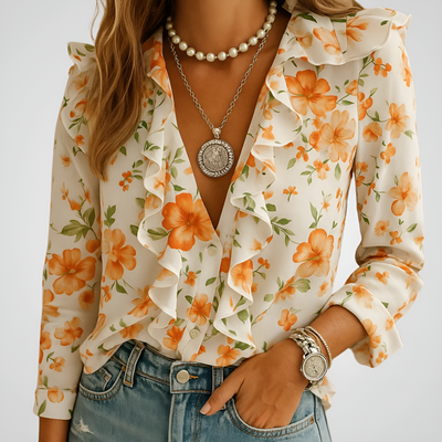 Angela – Elegant Summer Blouse