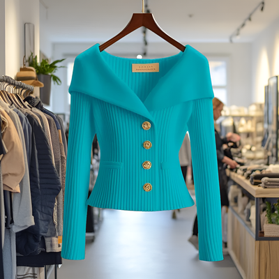 Jemma - Chic Ribbed Cardigan