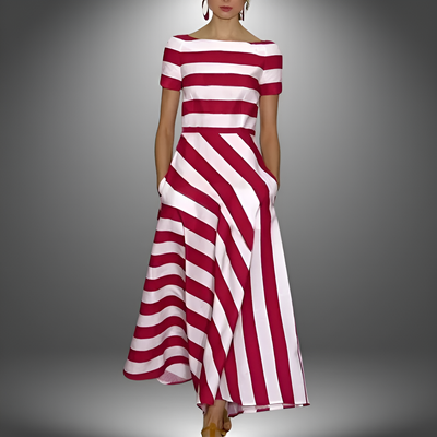 Vivienne - Striped Maxi Dress