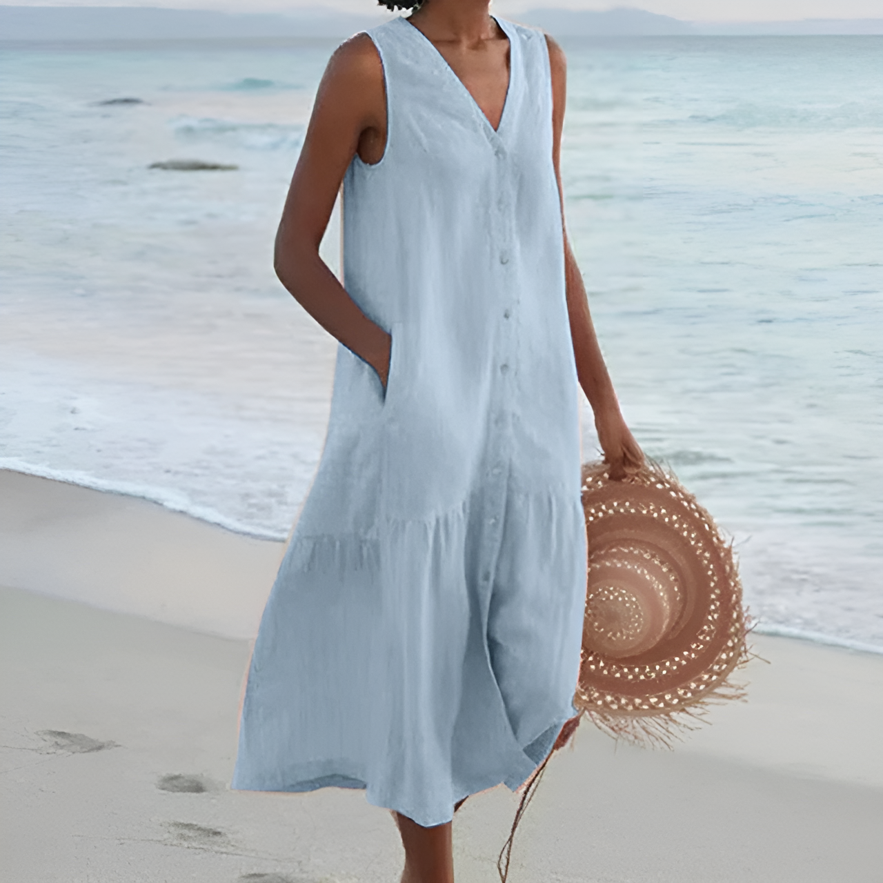 Amira - Summer V-Neck Dress