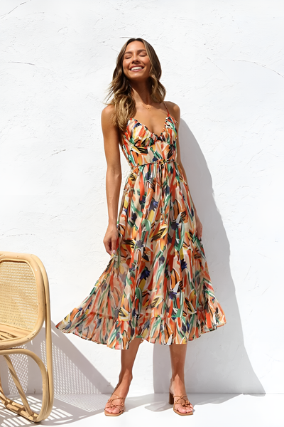 Lydia - Fashionable Midi Dress