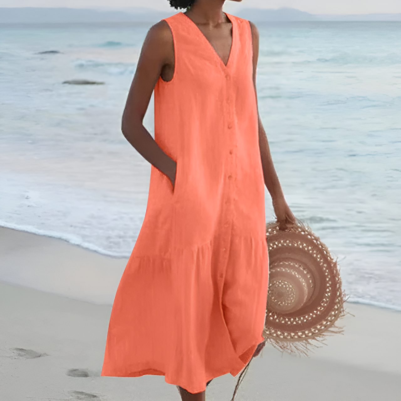 Amira - Summer V-Neck Dress