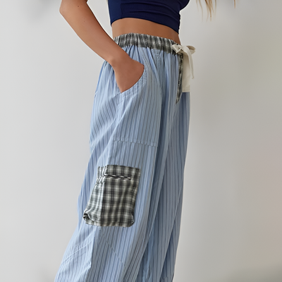 Ruby - Two-Piece Checked Pajama Set