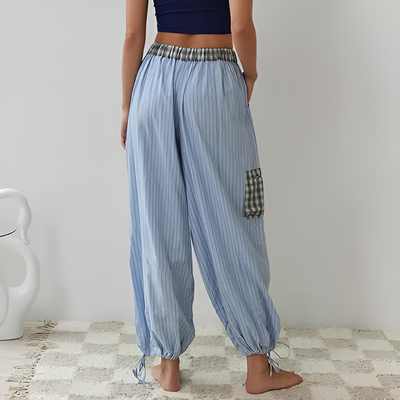 Ruby - Two-Piece Checked Pajama Set