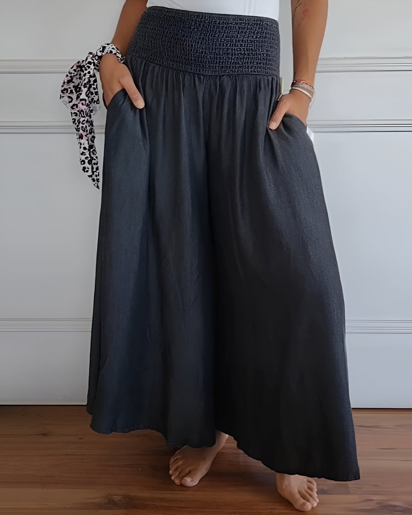 Amalia - Pants with Elastic Waistband