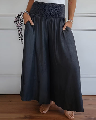 Amalia - Pants with Elastic Waistband