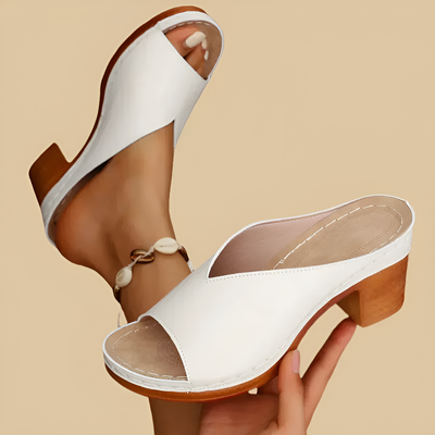Miranda -  Orthopedic Sandals with Thick Heels
