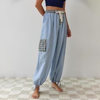 Ruby - Two-Piece Checked Pajama Set