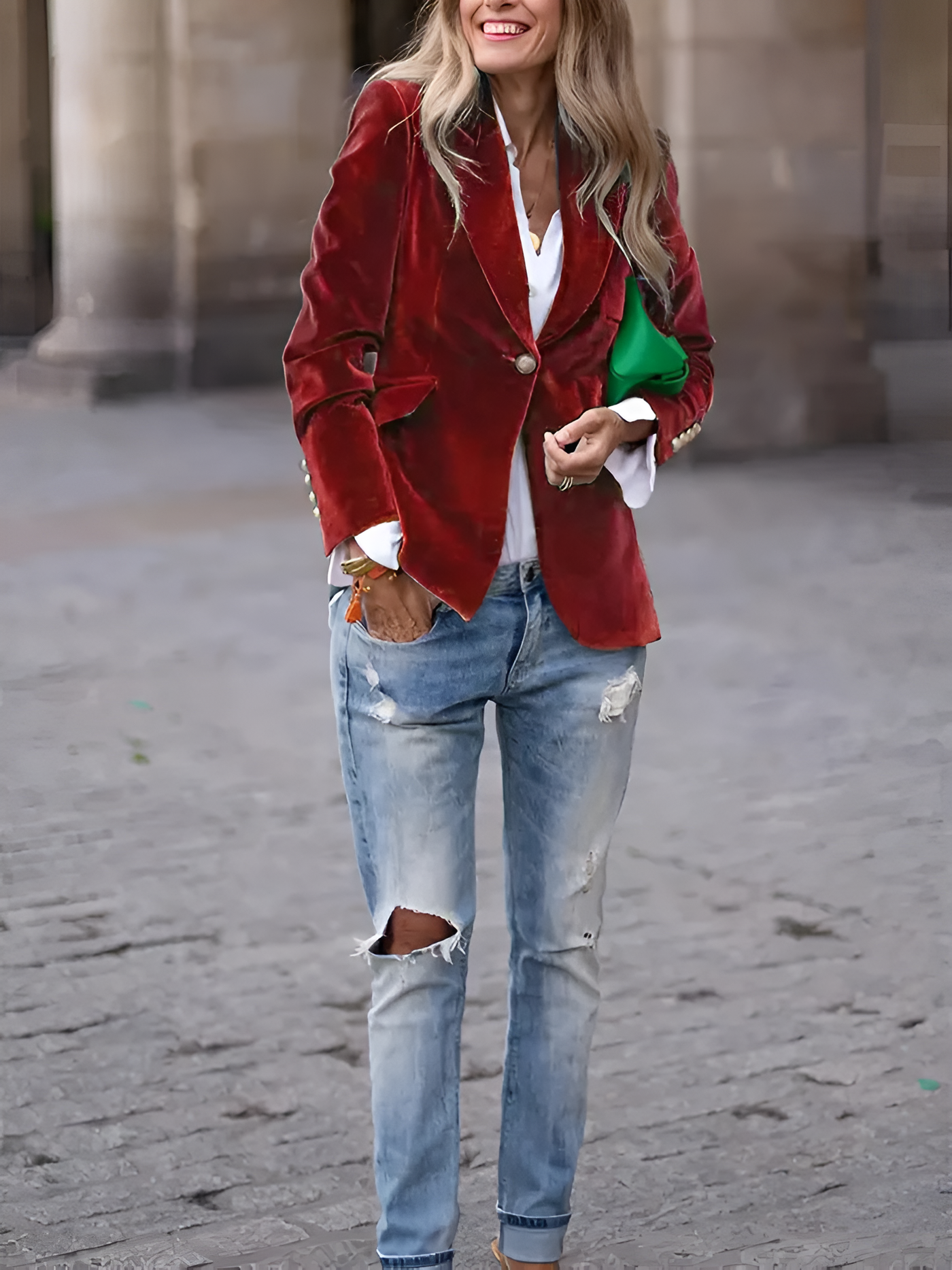 Caterina - Classic Tailored Blazer