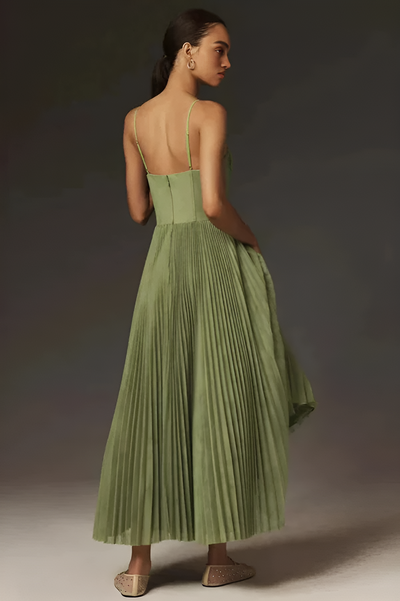 Kaira - Pleated Maxi Dress