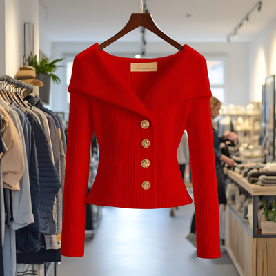 Jemma - Chic Ribbed Cardigan