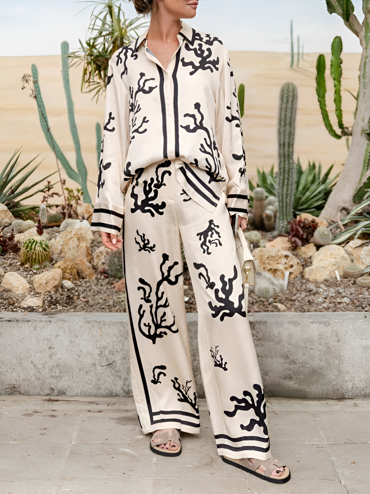 Celeste - Stylish Silk Pajama Set