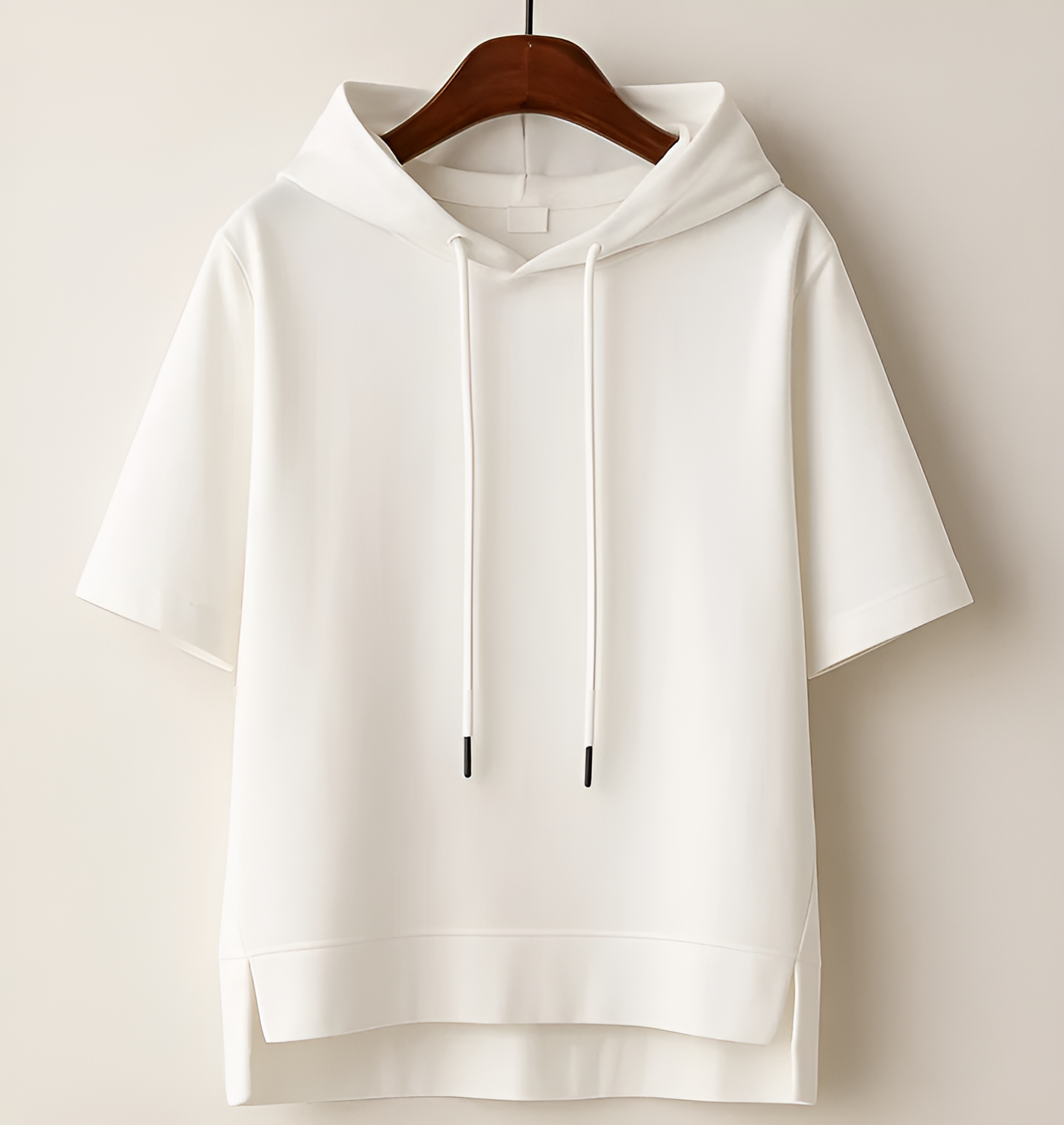 Lainey – Short Sleeve Hooded Pullover