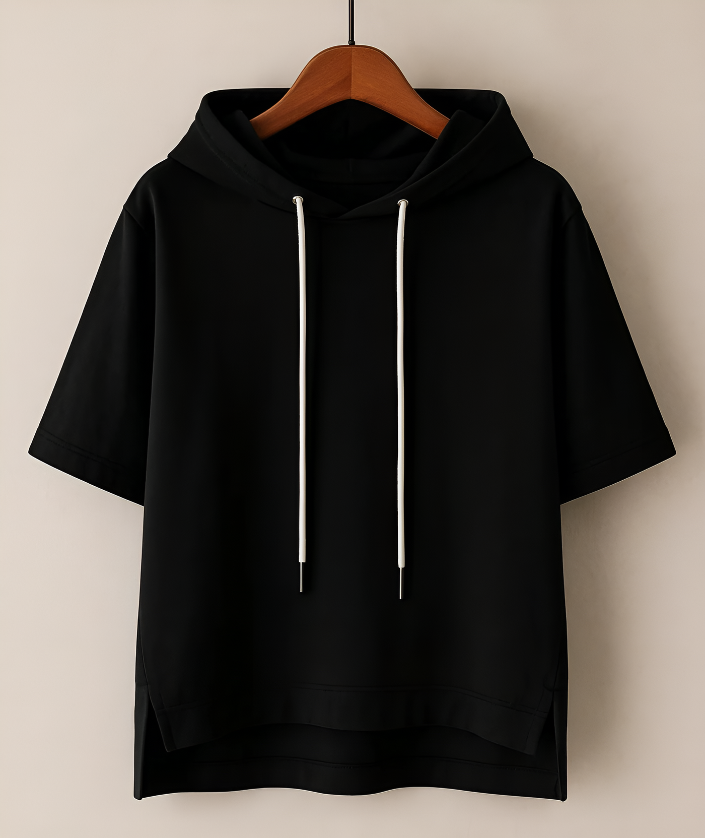 Lainey – Short Sleeve Hooded Pullover