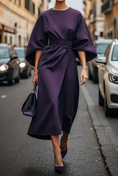 Louise - Elegant Dress with Lantern Sleeves