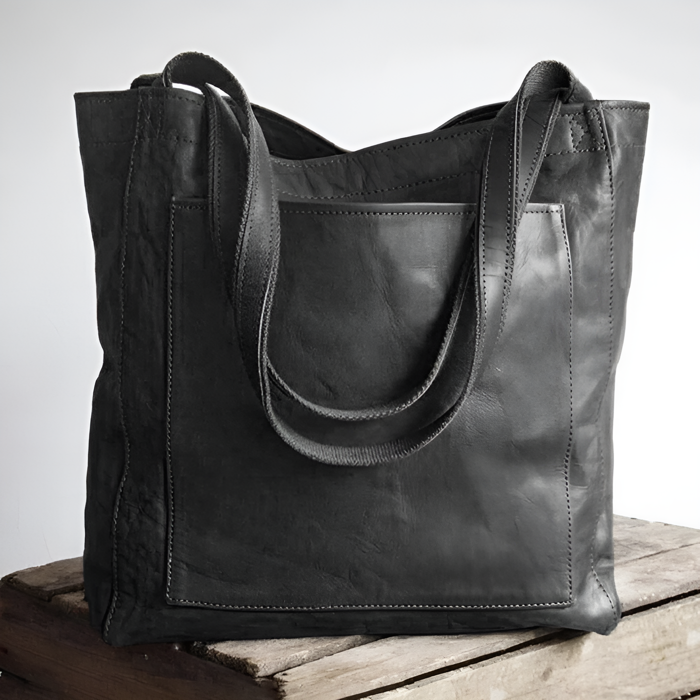 Morena - Leather Tote Bag