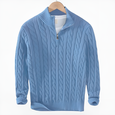 Owen - Premium Knit Sweater with Zipper