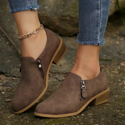 Vera - Zip-Up Ankle Boots