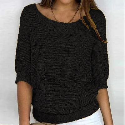Sophia - Relaxed Dolman Sleeve Sweater
