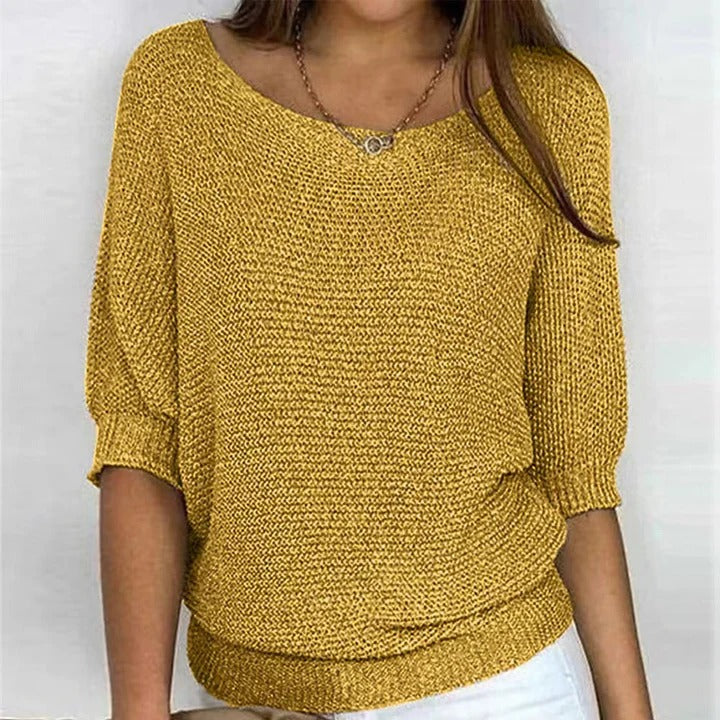 Sophia - Relaxed Dolman Sleeve Sweater