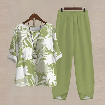 Liv - Elegant and Comfortable Shirt and Pants Set