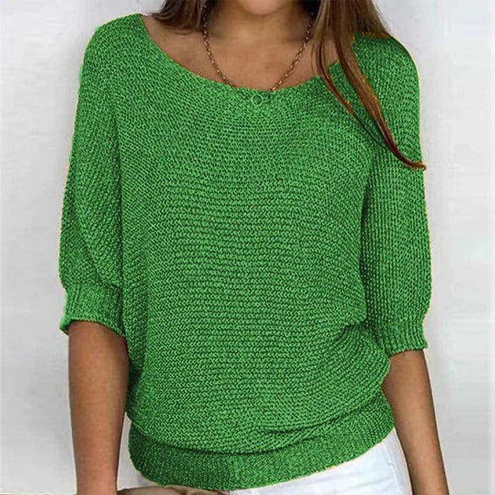 Sophia - Relaxed Dolman Sleeve Sweater