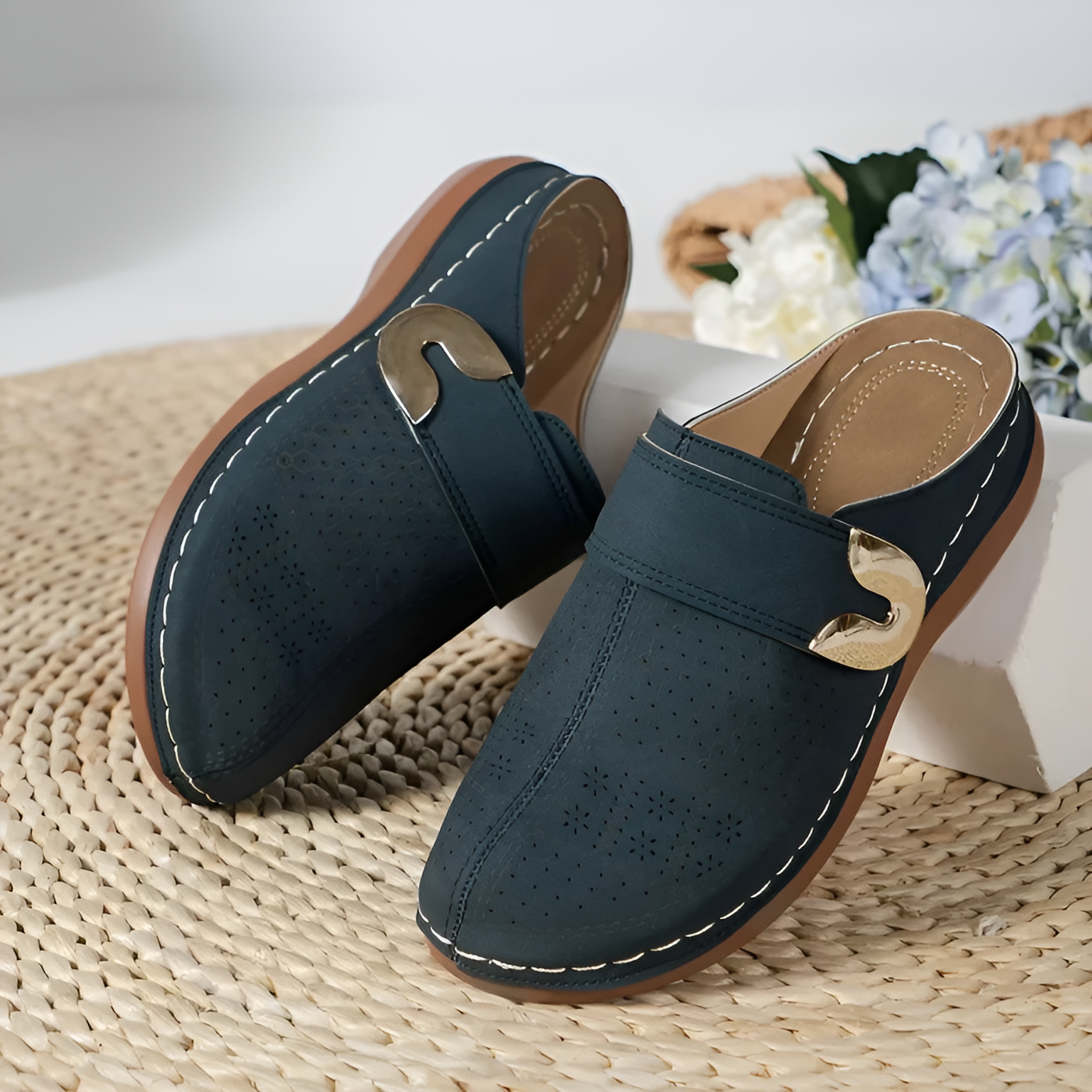 Gaia - Chic Supportive Wedge Sandals