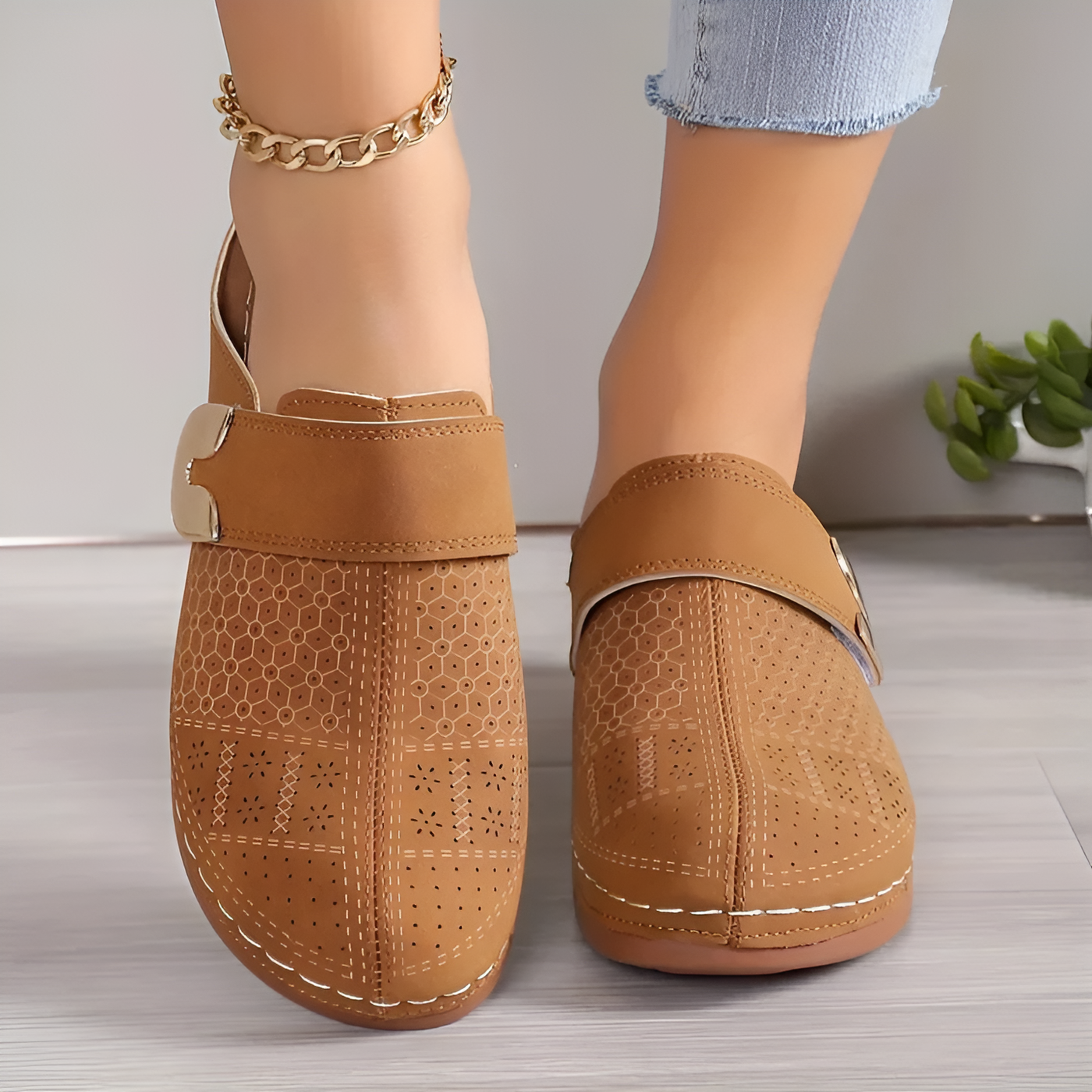 Gaia - Chic Supportive Wedge Sandals